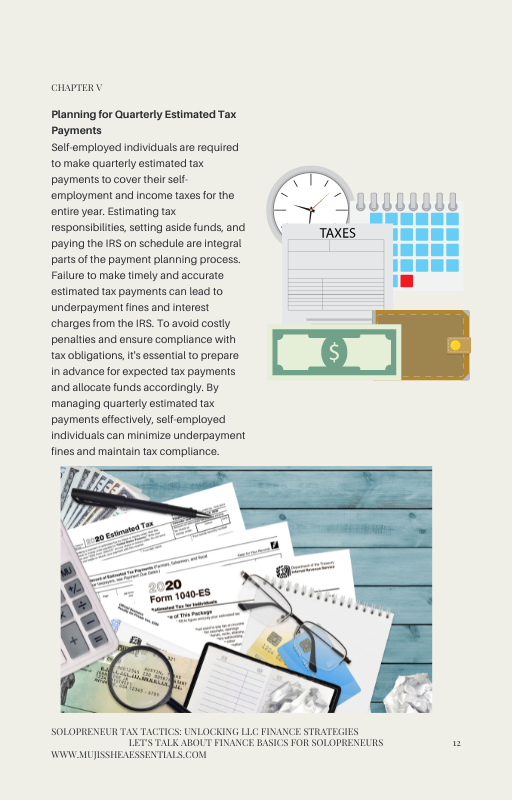 Solopreneur Tax Tactics Unlocking LLC Finance Strategies E-Book