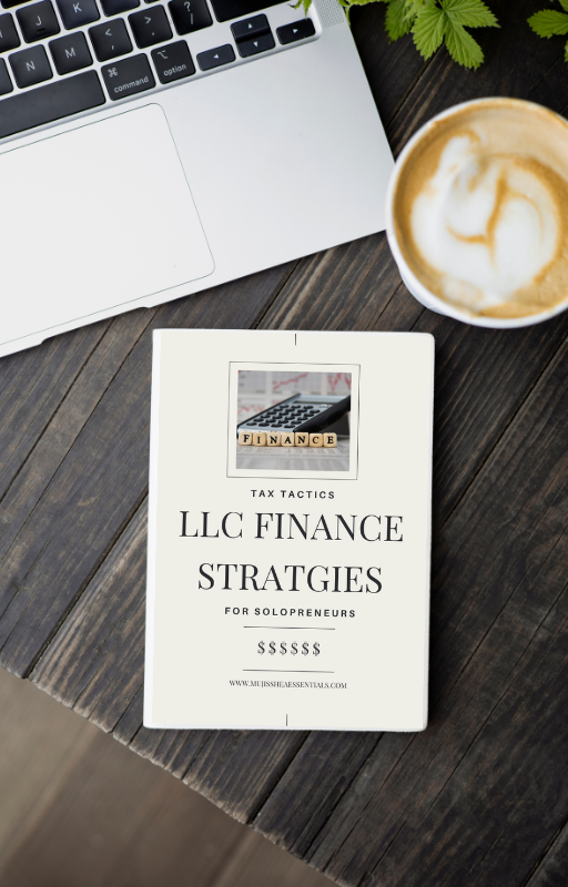 Solopreneur Tax Tactics Unlocking LLC Finance Strategies E-Book