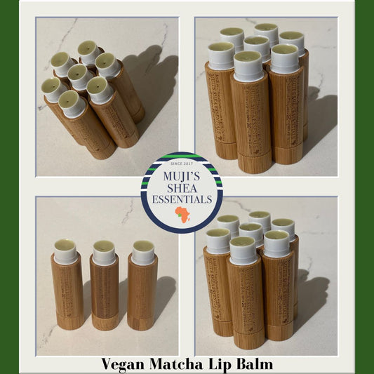 Vegan Matcha Lip Balms (50 Units)