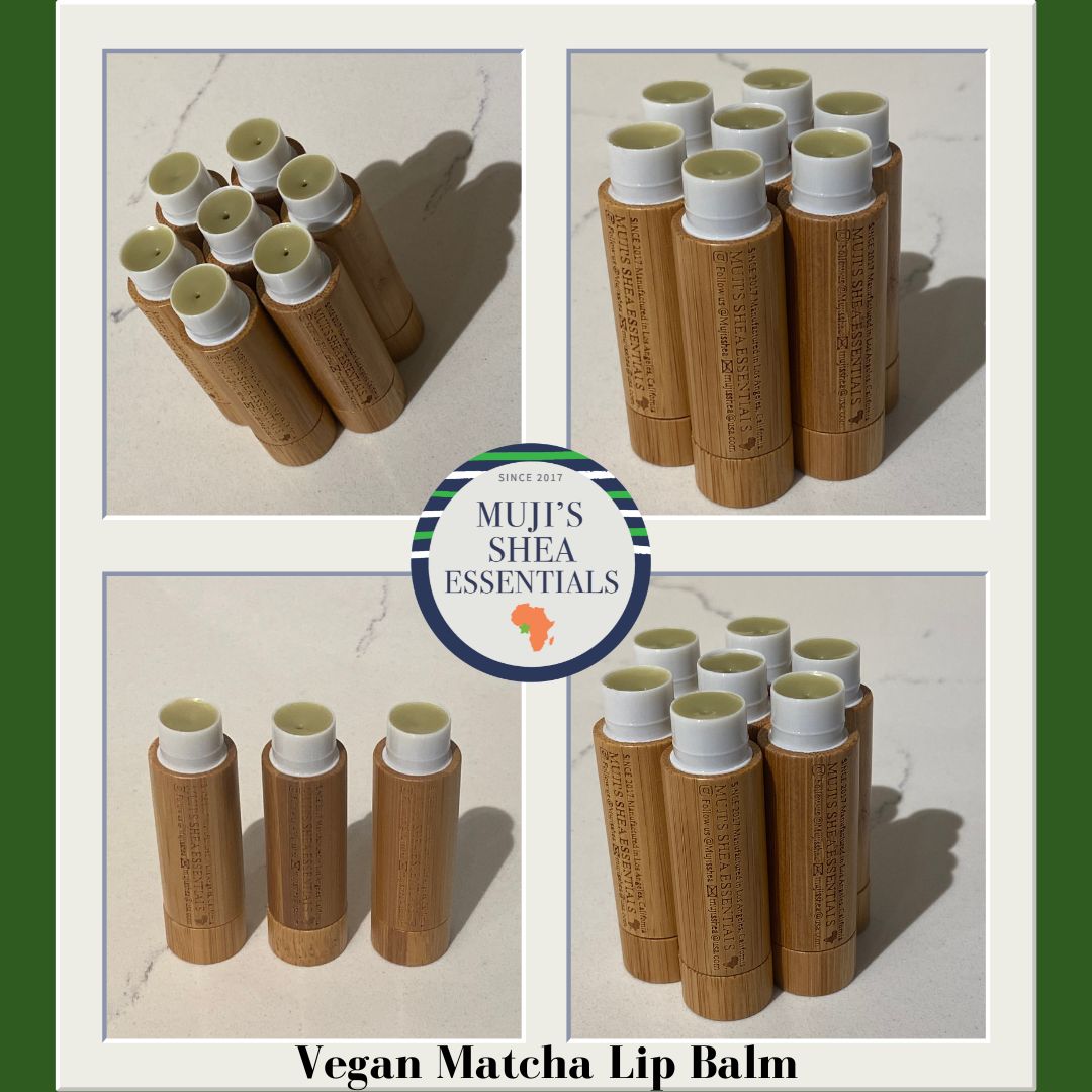 Vegan Matcha Lip Balms (50 Units)